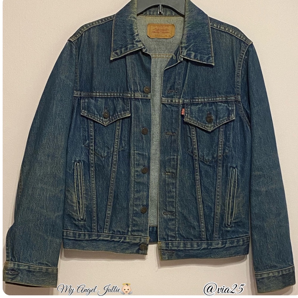 Vintage 70’s Men’s LEVI STRAUSS & Co. Blue Jean Trucker Jacket 70506-0216